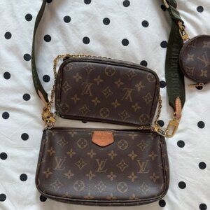 Louis Vuitton Multi Pochette Accessoires Luxury Crossbody Bag